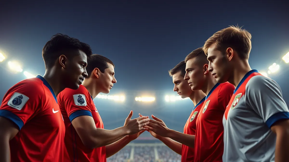 المنتخب الجزائري الوطني يتأهب لمواجهة الجبل الأسود في المونديال
