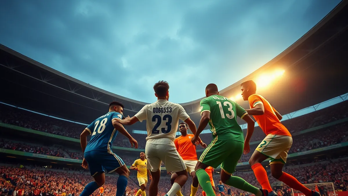 منتخب الجزائر الوطني يتعادل مع نيجيريا في نصف النهائي